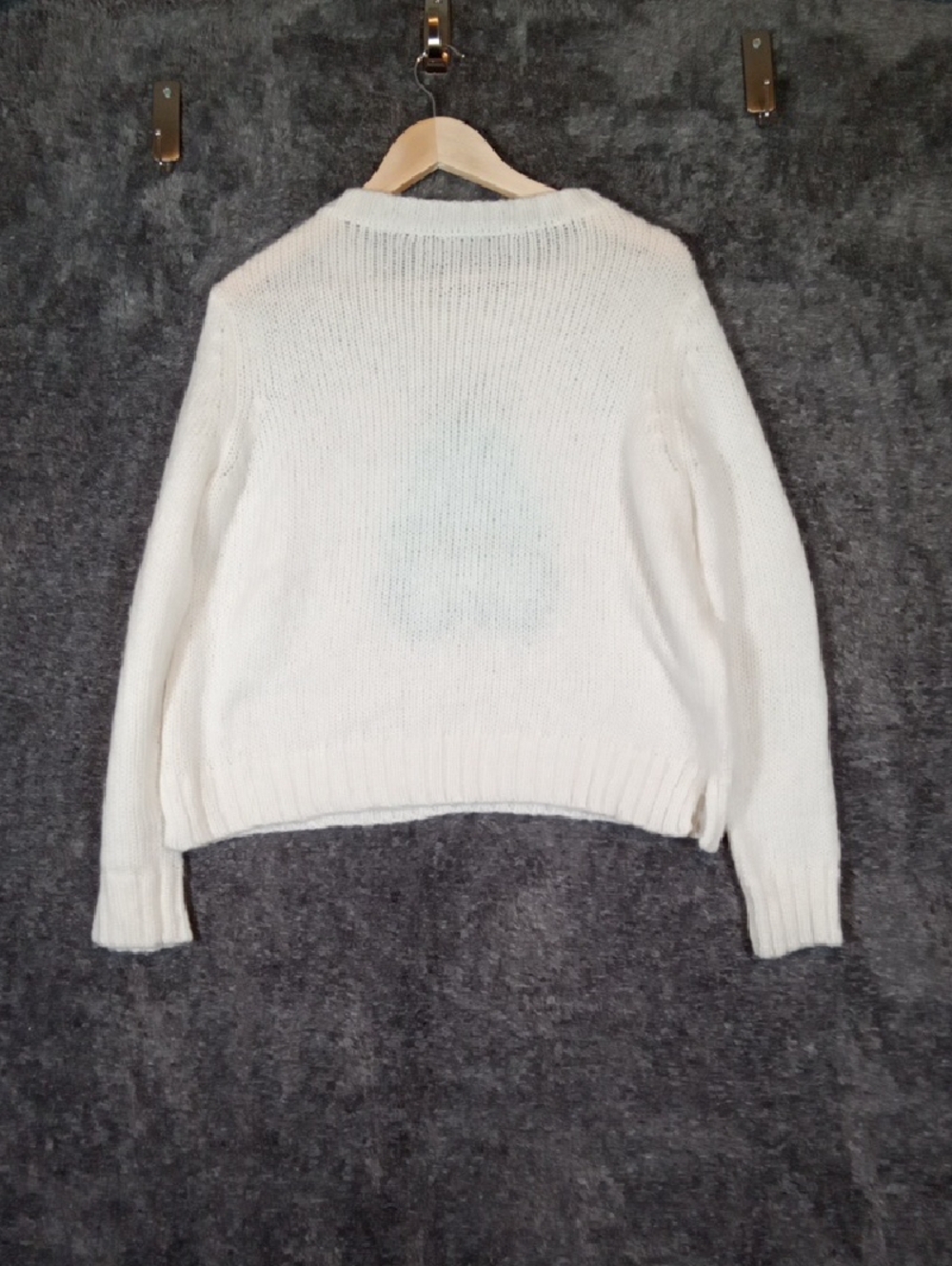 Wooden Ships Apress Ski Cozy Cabin Core Fuzzy Knit Sweater Outdoors Womens Xs - Picture 5 of 8